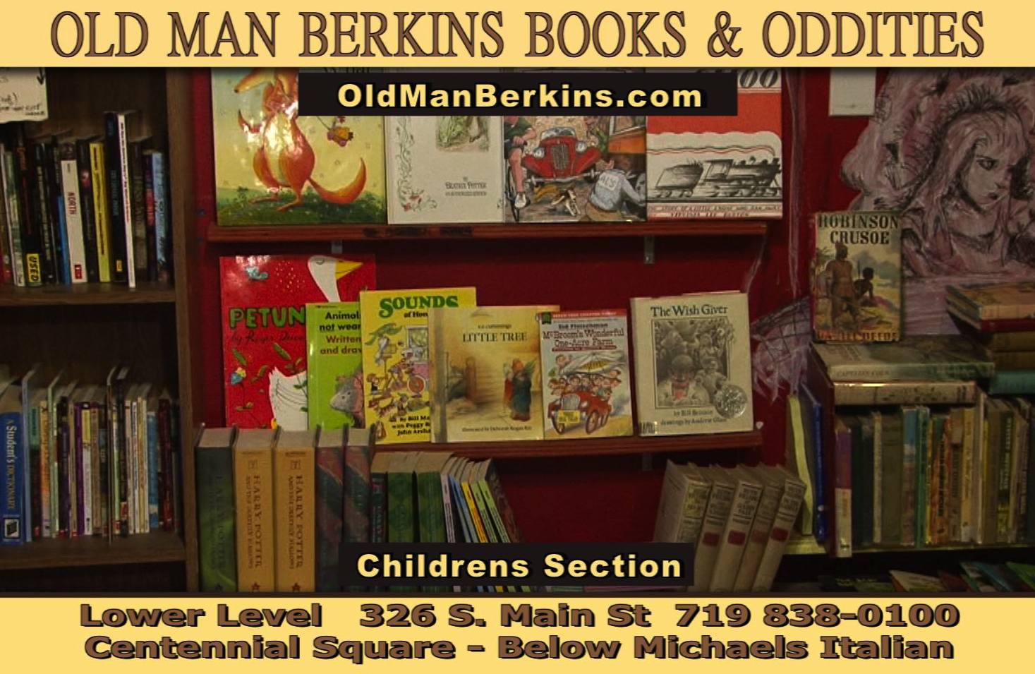 Old Man Berkins Books and Oddities